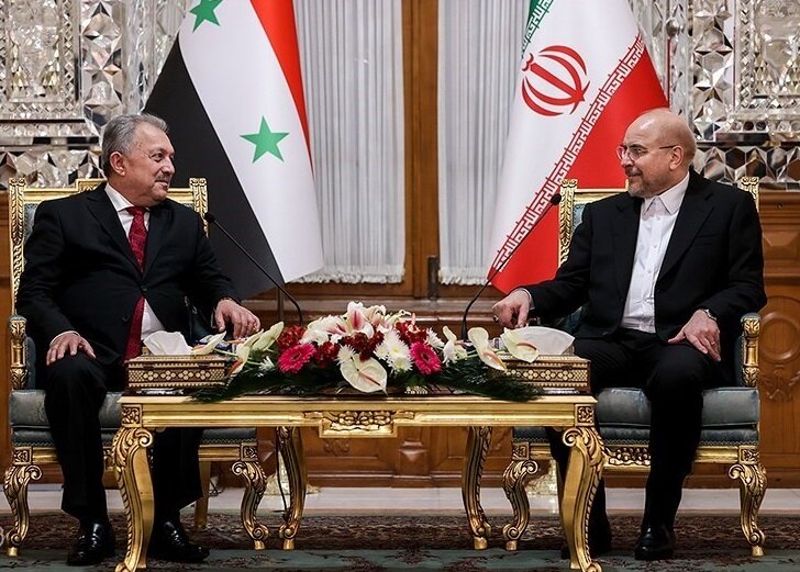 تأکید قالیباف و نخست وزیر سوریه بر توسعه روابط اقتصادی و تجاری تأکید قالیباف و نخست وزیر سوریه بر توسعه روابط اقتصادی و تجاری