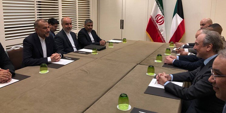 امیرعبداللهیان در دیدار با همتای کویتی: آمریکا یک طرف جنگ علیه غزه است امیرعبداللهیان در دیدار با همتای کویتی: آمریکا یک طرف جنگ علیه غزه است
