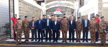 دیدار رئیس دانشگاه عالی دفاع ملی با رئیس ستاد فرماندهی مرزبانی کشور عراق
