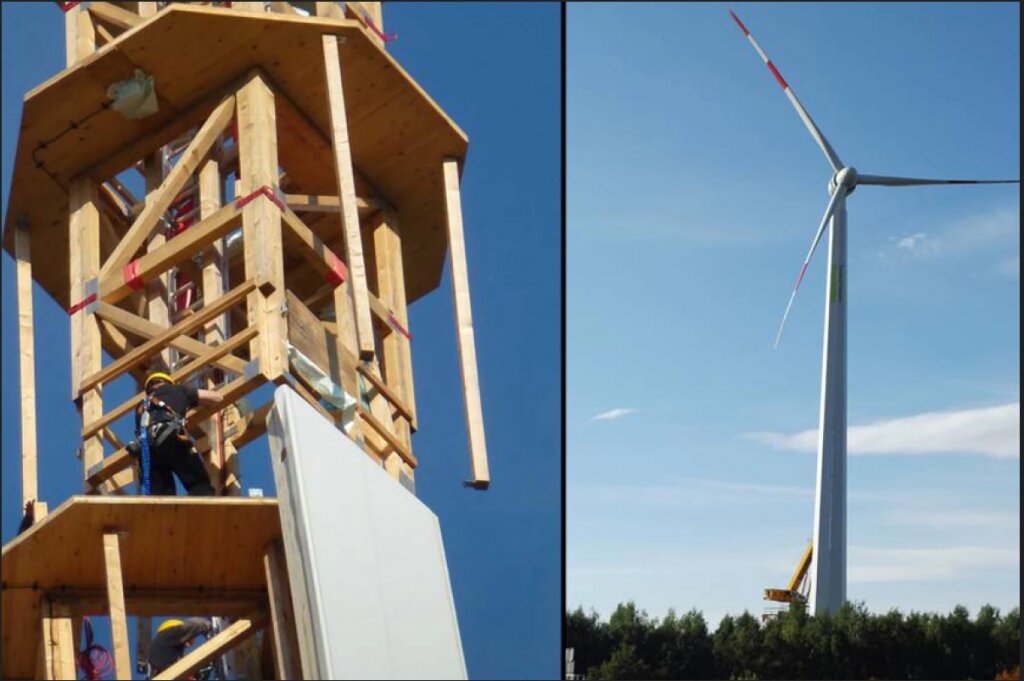 بزرگترین توربین چوبی جهان به کار افتاد بزرگترین توربین چوبی جهان به کار افتاد