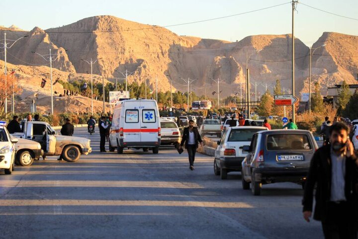 تصاویر محل حادثه انفجار تروریستی در کرمان