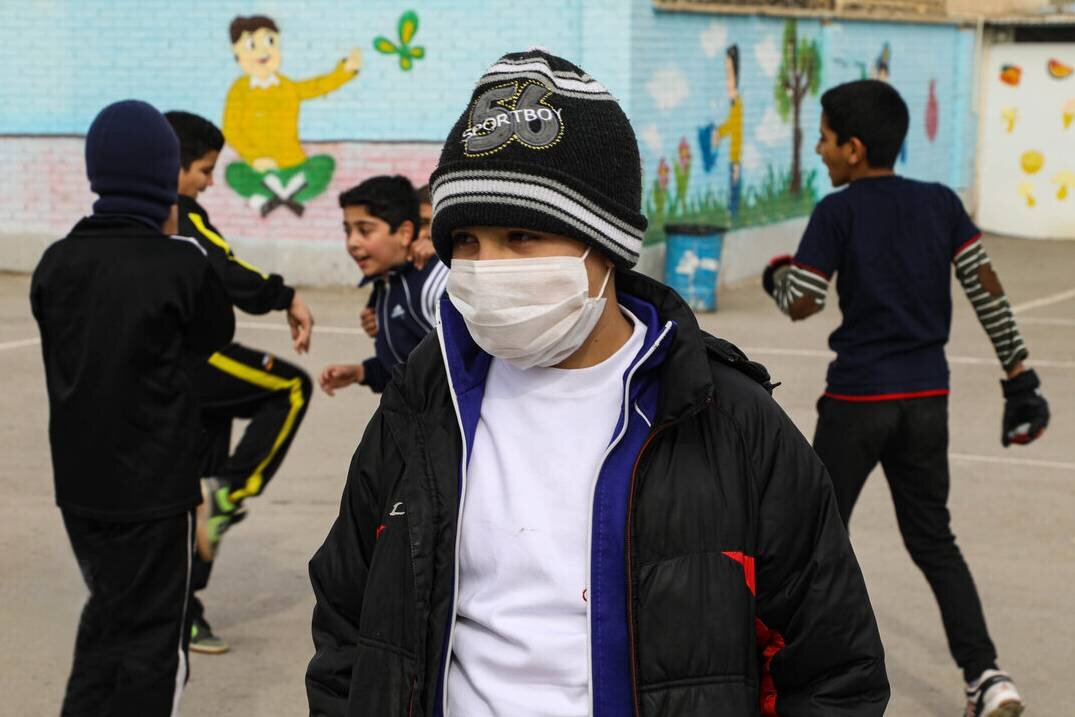 آسمان خاکستری مدارس تهران را تعطیل کرد + عکس