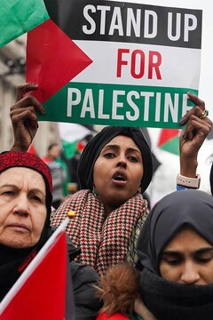 خیزش بریتانیایی‌ها در حمایت از مردم مظلوم غزه