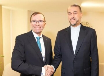 دیدار وزیر خارجه ایران و وزیر خارجه نروژ در داووس سوئیس