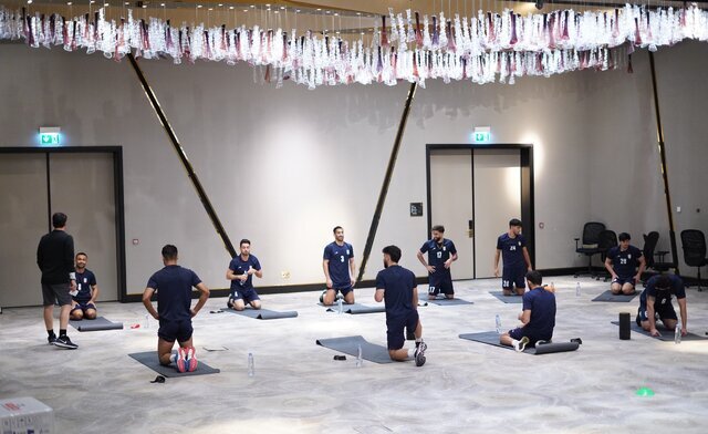 ادامه تمرینات ملیپوشان برای دیدار با امارات ادامه تمرینات ملیپوشان برای دیدار با امارات