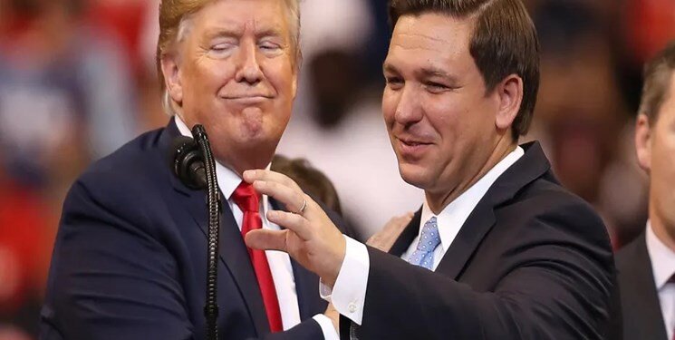 واکنش ترامپ به کنارهگیری ران دسانتیس واکنش ترامپ به کنارهگیری ران دسانتیس