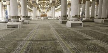 مسجدالنبی با ۲۵۰۰ فرش مجهز به تراشه الکترونیکی مفروش شد