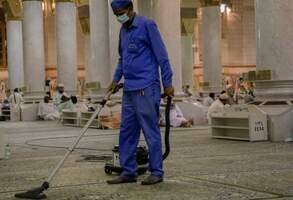 مسجدالنبی با ۲۵۰۰ فرش مجهز به تراشه الکترونیکی مفروش شد