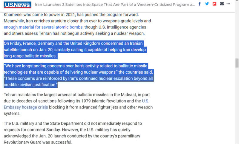 تحریمهای ناکارآمد در برابر دانشمندان فضایی ایران
