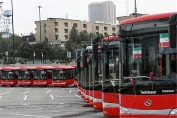 سرویس دهی شرکت واحد اتوبوسرانی تهران به راهپیماییان روز جهانی قدس
