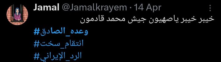 پرچم ایران بالاست