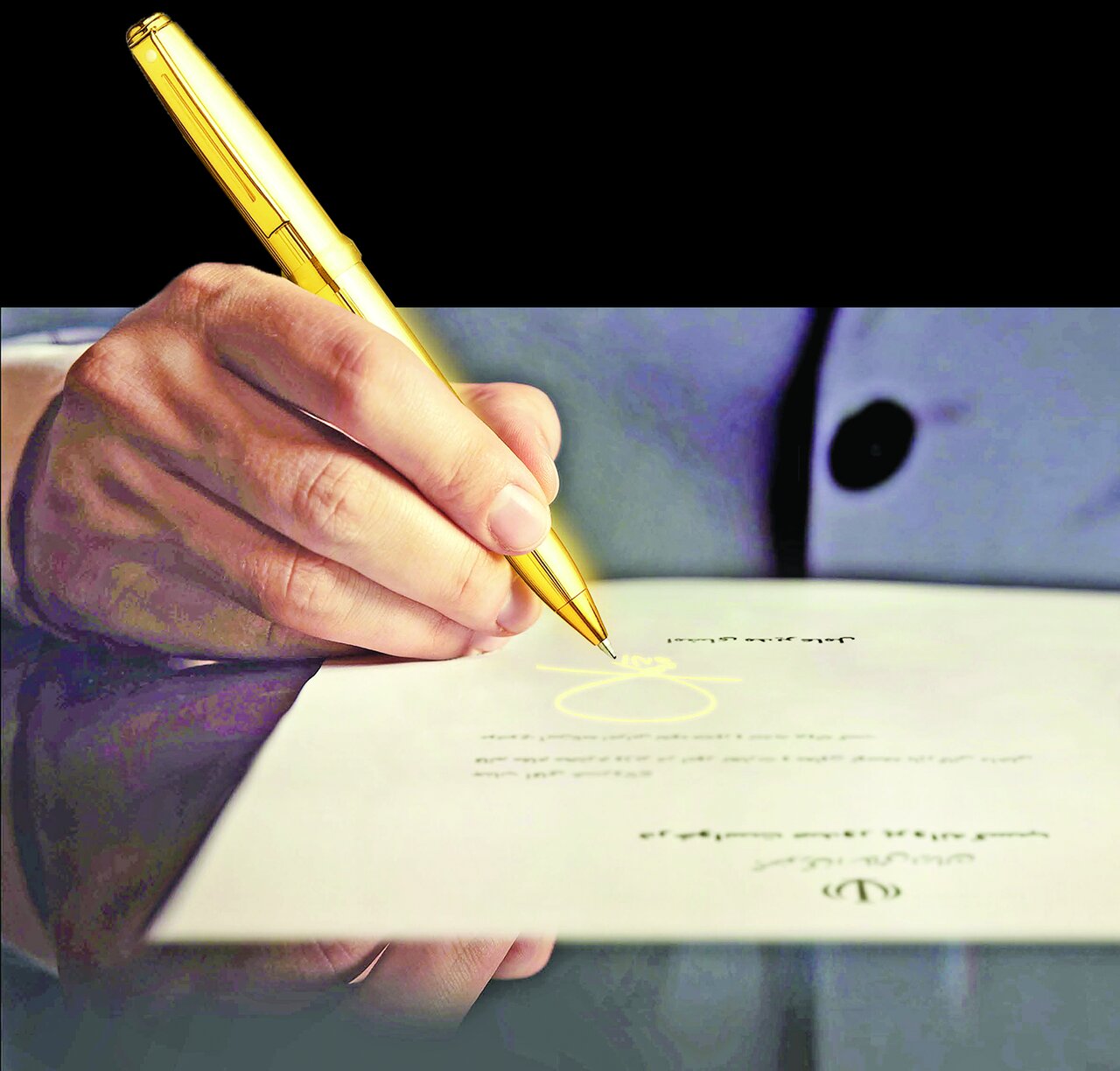 امضای طلایی برگشت ناپذیر است امضای طلایی برگشت ناپذیر است