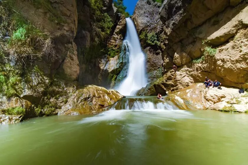 متفاوت‌ترین آبشار ایران