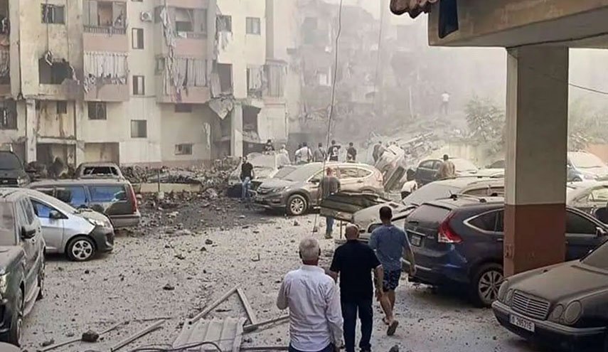 بمباران در ضاحیه بمباران در ضاحیه