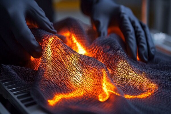 نخهای نانویی از گرمای بدن برق تولید میکنند نخهای نانویی از گرمای بدن برق تولید میکنند