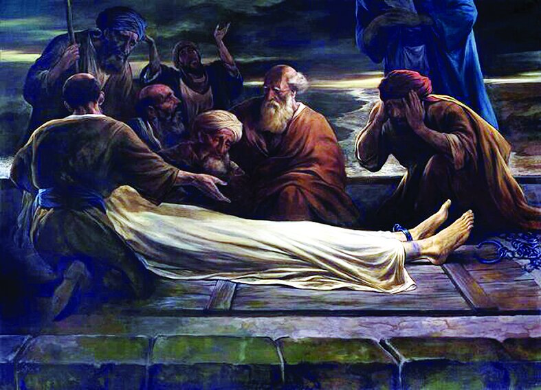 این نقاشی عرض تسلیتی است به امام رضا(ع) این نقاشی عرض تسلیتی است به امام رضا(ع)