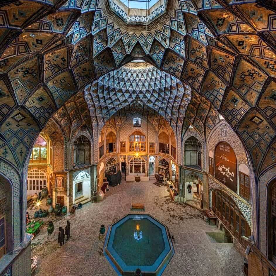 تیمچه امینالدوله کاشان، شاهکار هندسی معماران ایرانی تیمچه امینالدوله کاشان، شاهکار هندسی معماران ایرانی