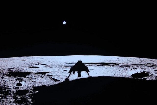 «شبح آبی» روی ماه فرود آمد «شبح آبی» روی ماه فرود آمد