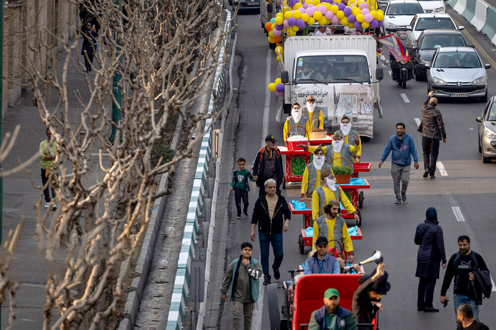 کارناوال شادی نوروز در تهران