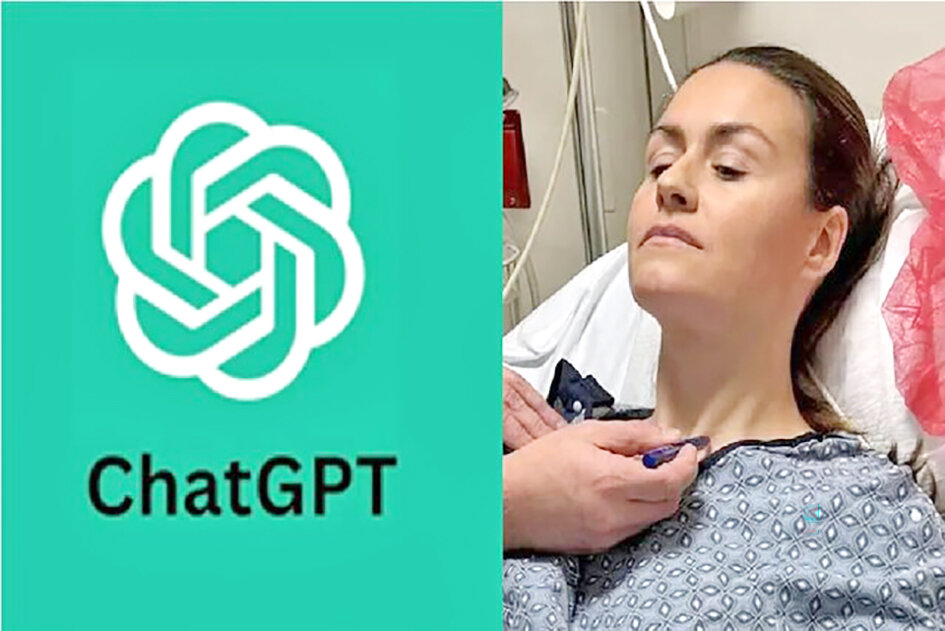«چتجیپیتی» جان یک زن را نجات داد «چتجیپیتی» جان یک زن را نجات داد