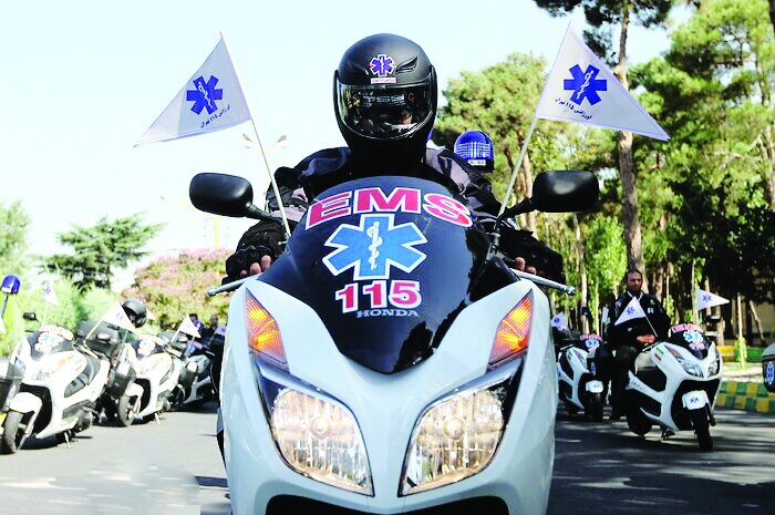 موتورلانس موثرتر از آمبولانس در کلانشهرها موتورلانس موثرتر از آمبولانس در کلانشهرها