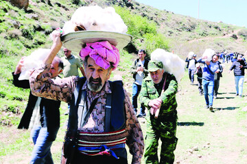 آیین ۶۰۰ ساله ورف‌چال روستای آب اسک آمل- مازندران