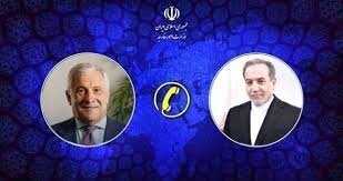 گفتوگوی تلفنی وزرای امور خارجه جمهوری اسلامی ایران و ایتالیا گفتوگوی تلفنی وزرای امور خارجه جمهوری اسلامی ایران و ایتالیا
