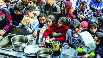 کشتار مردم غزه با تحمیل گرسنگی