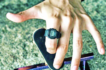 ساعت جدید کاسیو روی یک انگشت جا می‌شود