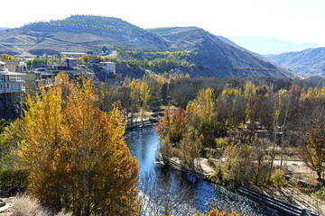 طبیعت پاییزی زاینده‌رود