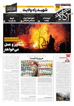 جلد شماره ۴۱۵ روزنامه آگاه