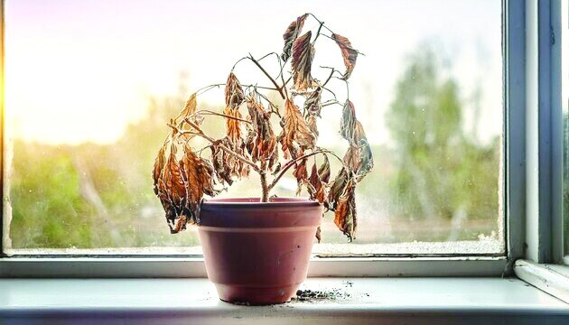 اگر یکی از این ۶ نشانه را دیدید، فورا گیاه آپارتمانی‌تان را دور بیندازید!