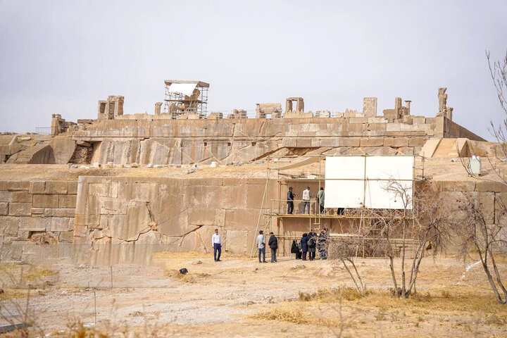 مرمت در حریم تخت‌جمشید و نقش‌رستم