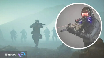 چین از ربات رزمی آینه‌وار رونمایی کرد