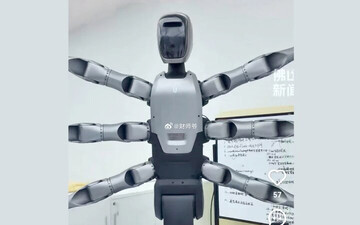 شرکت چینی از ربات با ۶ بازو رونمایی کرد