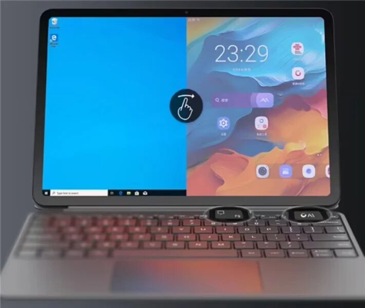 تبلت چینی با دو سیستم عامل اندروید و ویندوز ارائه شد