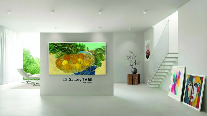 تلویزیون شبیه بوم نقاشی رونمایی می‌شود