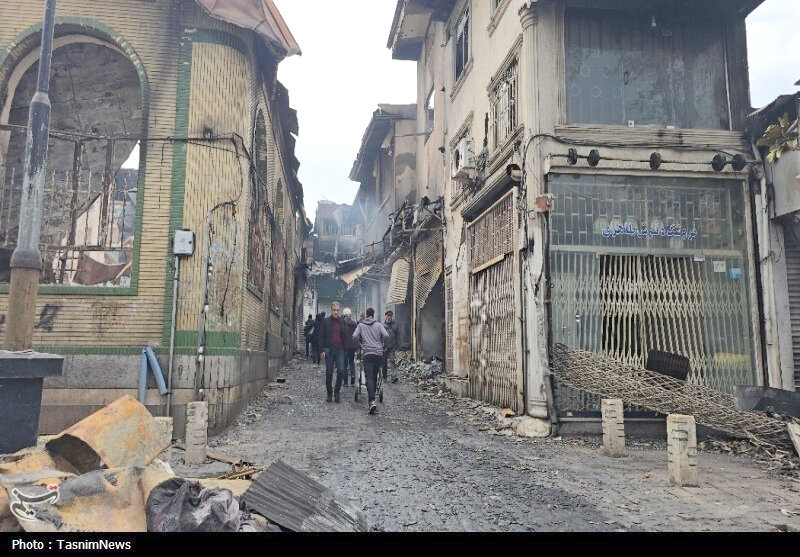 بازار رشت همچنان در شوک آتش