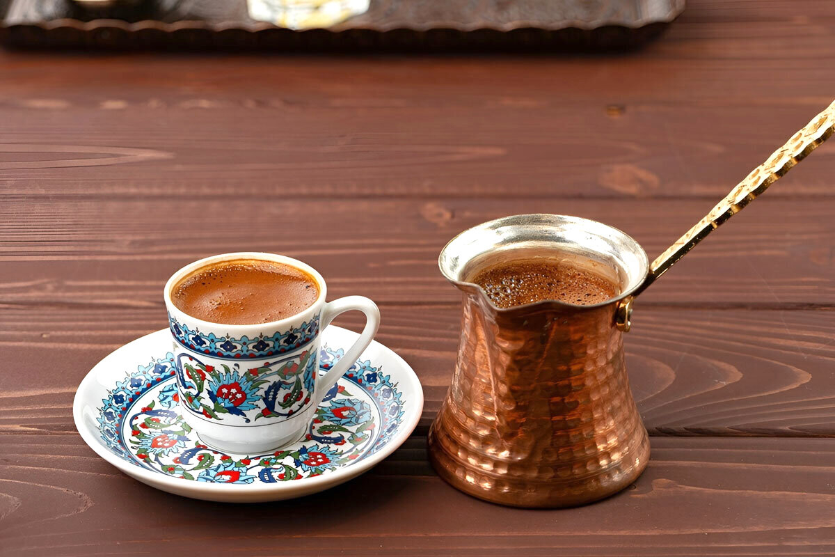 طرز دم کردن قهوه ترک روی گاز، موکاپات و قهوه جوش