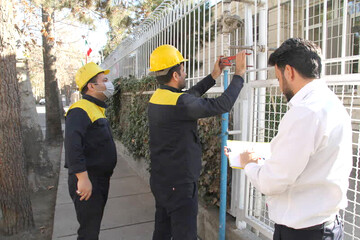 قطع گاز مدارس در روزهای تعطیل