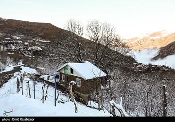 بارش برف در منطقه اشکورات گیلان