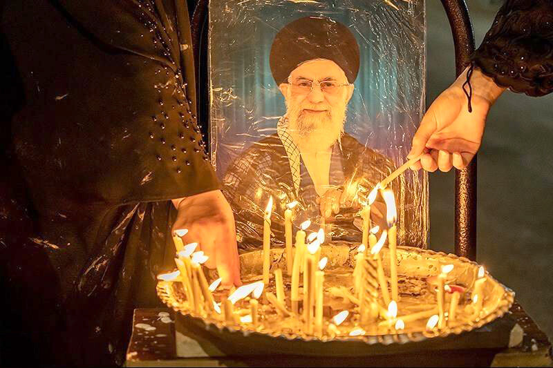 یاد رهبر شهید در عزای سیدالشهدا (ع)