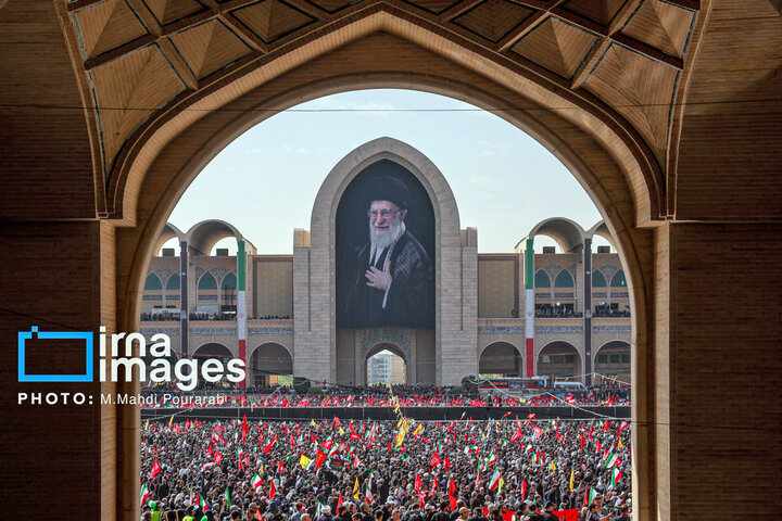 مراسم وداع با رهبر شهید انقلاب