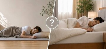 خوابیدن روی زمین؛ راهی برای درمان کمردرد یا یک ‌ترند خطرناک؟