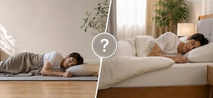 خوابیدن روی زمین؛ راهی برای درمان کمردرد یا یک ‌ترند خطرناک؟