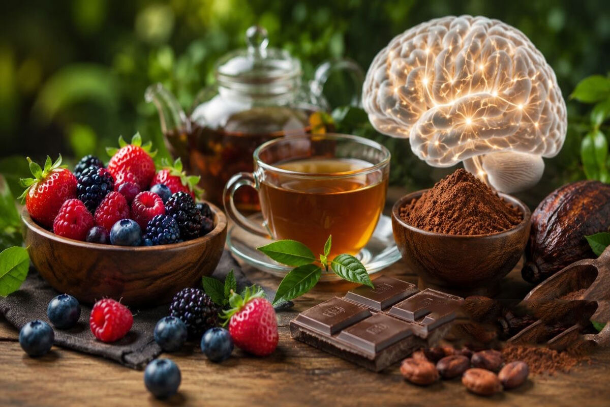 توت، چای و کاکائو در حفظ سلامت مغز موثرند