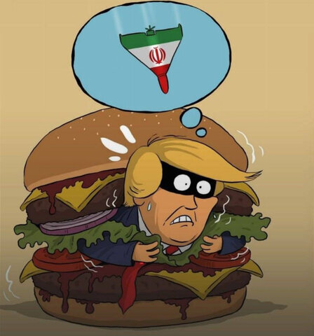 وقتی ترامپ با کامیون غذا  فرار می‌کند