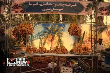 جشنواره نخل و خرما در غزاویه کوچک